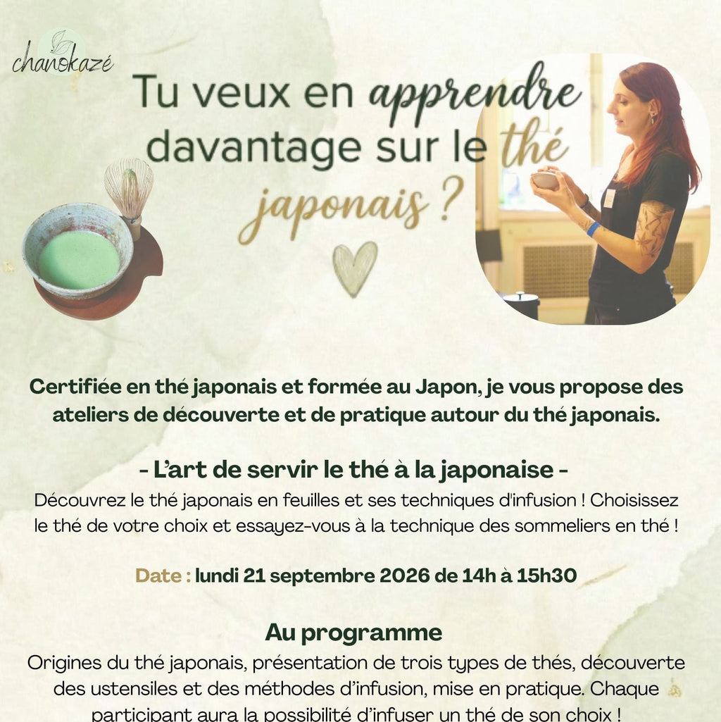 Rennes - L'art de servir le thé à la japonaise - 21/09/26